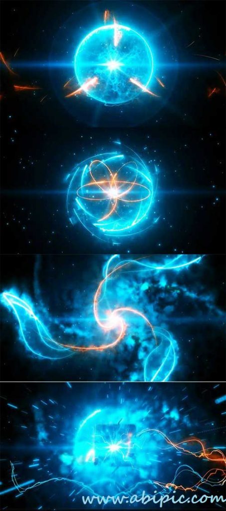 دانلود افترافکت نمایش لوگو به شکل انرژی Energy Logo Reveal